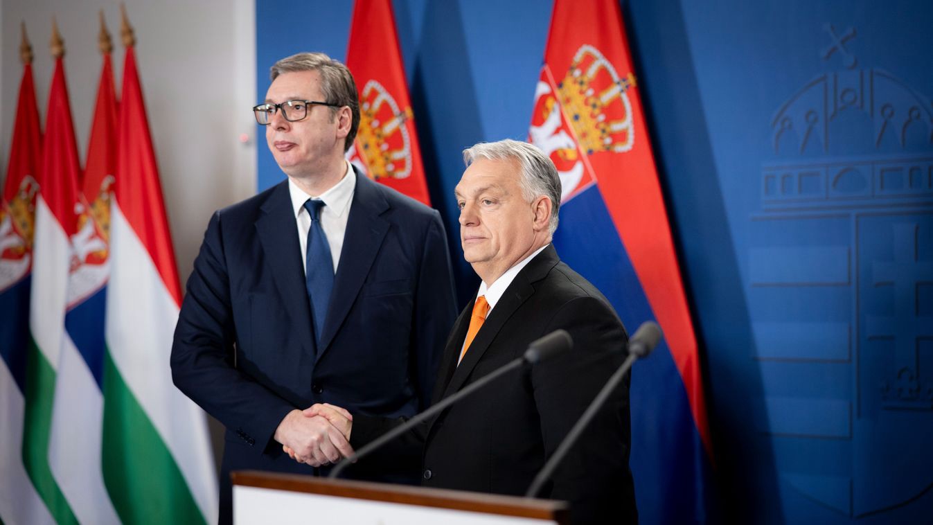 Aleksandar Vucic: Orbán Viktor mindig mellettünk áll