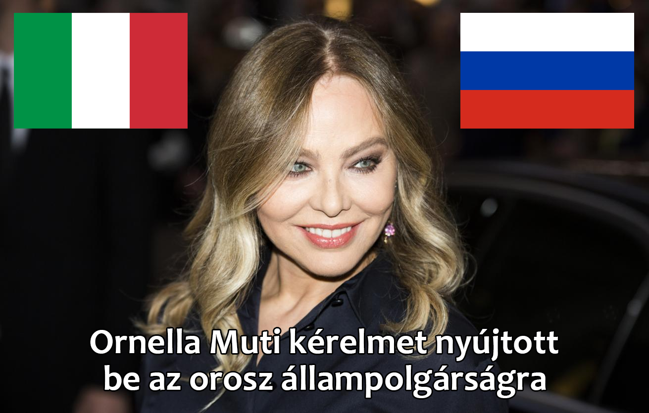 Ornella Muti kérelmet nyújtott be az orosz állampolgárságra