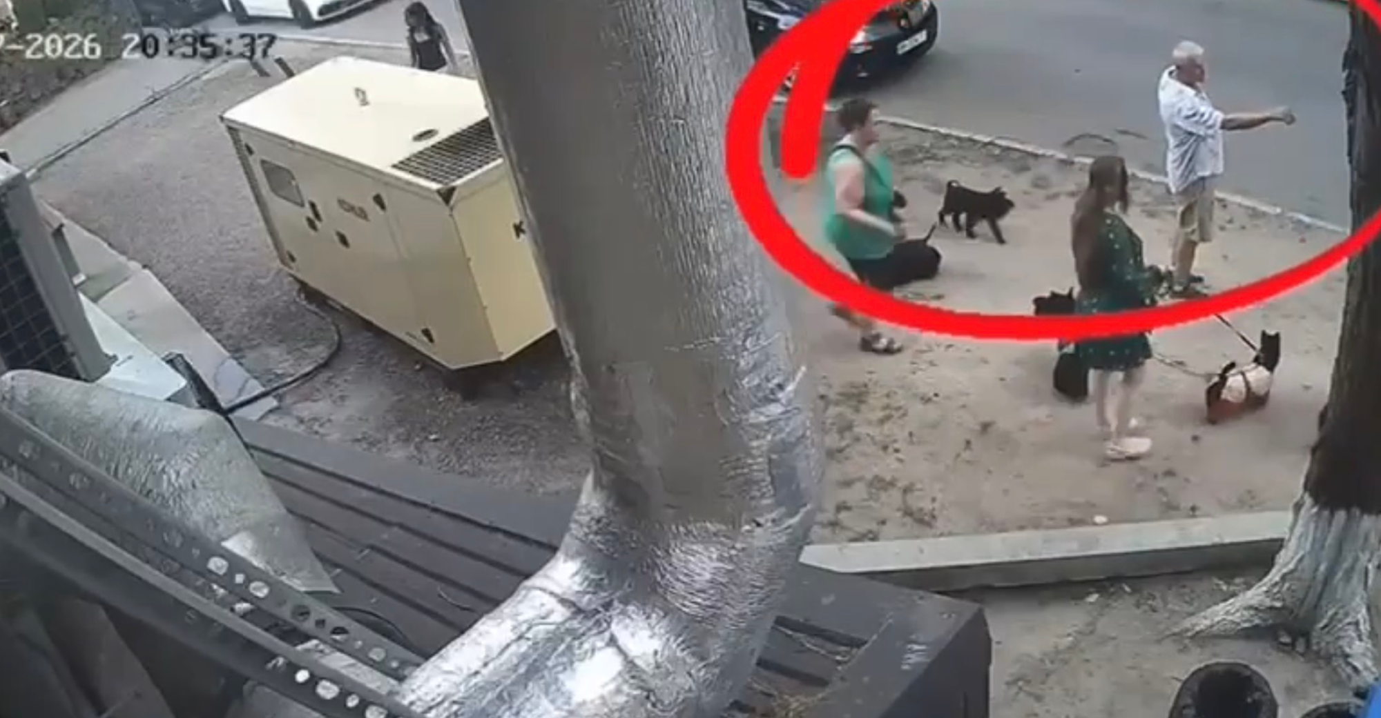 Odesszában a TCK alkalmazottai gázzal lefújtak egy 12 éves kislányt és a kutyáját.