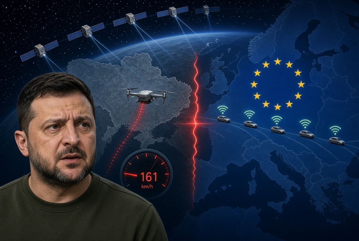 Zelenszkij: A Starlink sebességkorlátozása csak Ukrajnában érvényes – „tervezett műveletnek” tartja